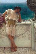 Alma-Tadema, Sir Lawrence The Poet Gallus Dreaming (mk23) oil on canvas